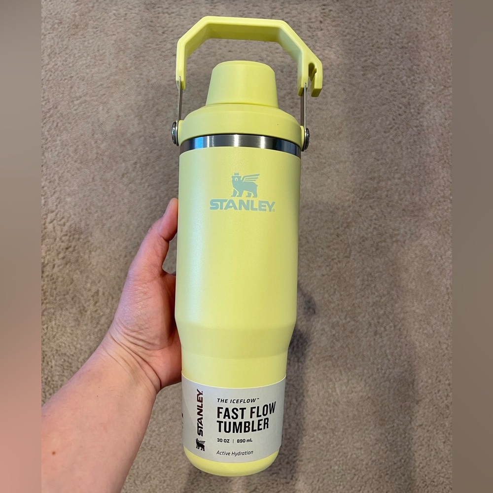 STANLEY Lemon Yellow IceFlow Fast Flow Tumbler Lid 30oz